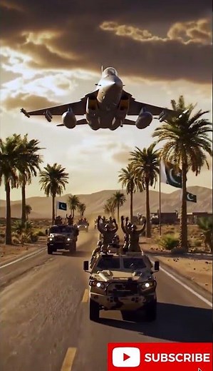 Massive Military Show of Power – Jet Flyover Stuns the Desert!