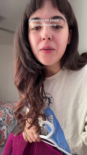 Estilizando mi blusa señorial favorita