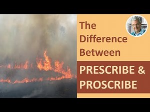 The Difference Between PRESCRIBE and PROSCRIBE (9 Examples)