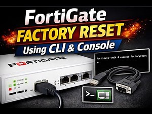FortiGate Firewall Factory Reset Using CLI & Console