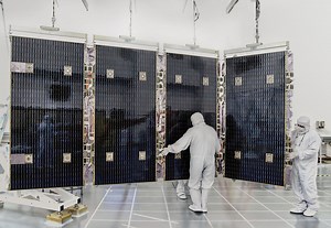 Solar Array Deployment Test of the James Webb Space Telescope