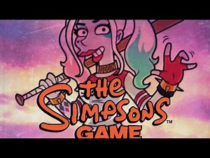 The Simpsons Game: Overworld ALL COLLECTABLES & EASTER EGGS RUN