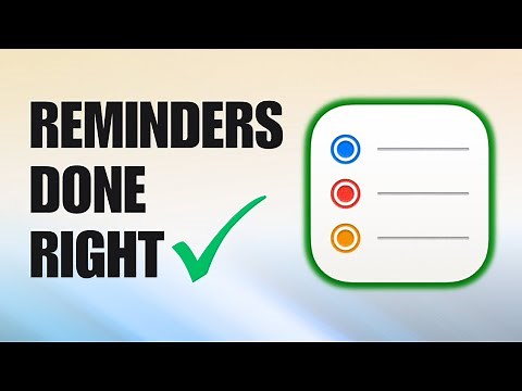 How to Use Apple Reminders Like a Pro (Episode 1)