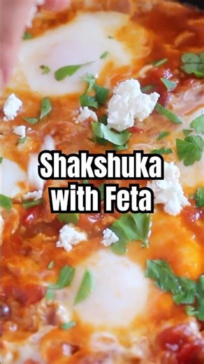 Shakshuka with Feta 🍳 The Ultimate Brunch Recipe