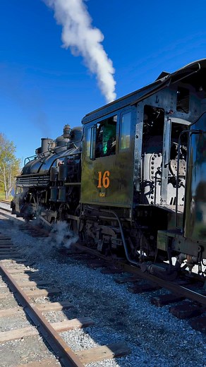 Beautiful day to get out and ride the EBT No 16 train 🚂 #trains #reels #railroad #railroadhistory | Big Trains