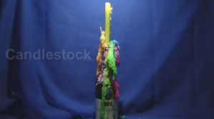 Amazon.com: NEW Mutli-Color Drip Candles (2 per pack) (Taper Candles) : Home & Kitchen