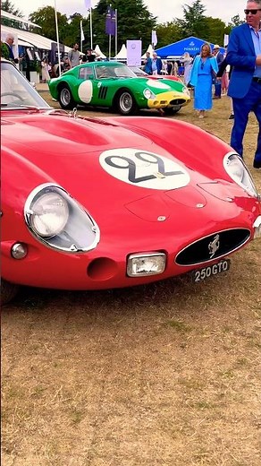 NICK MASON’S 1962 $60M FERRARI 250 GTO ON DISPLAY AT SALON PRIVE CONCOURS! #shorts #cars #trending