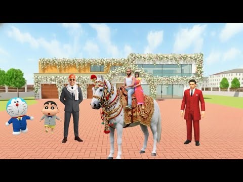 🥰Franklin got married 💗💥 Indian Theft Aura Simulator 😈💥 Indian Theft Auto Simulator 😍