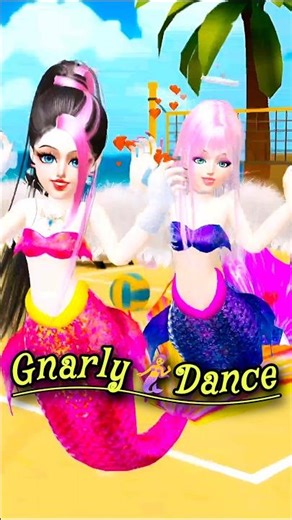 😱 Mermaid Twins’ Gnarly Dance Magic?! ✨ You Won’t Believe This! 😍 #3danimation #shorts