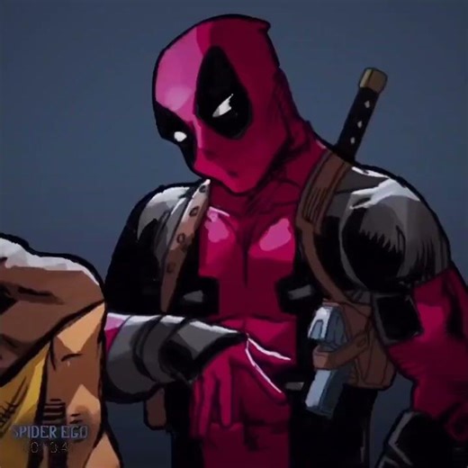 Deadpool versus spider man(knockout battle) #spiderman