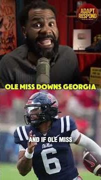 Ole Miss DOWNS Georgia to face Miami in Fiesta Bowl #olemiss #georgiafootball #miamifootball