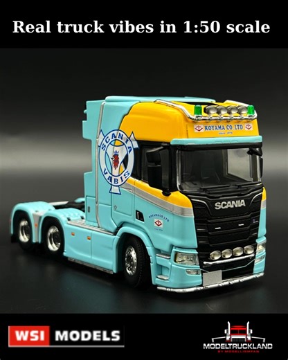 -Scania R highline CR20H 6×4 Koyama WSI Truck Models , link in comments | Modeltruckland - modellismfangreece