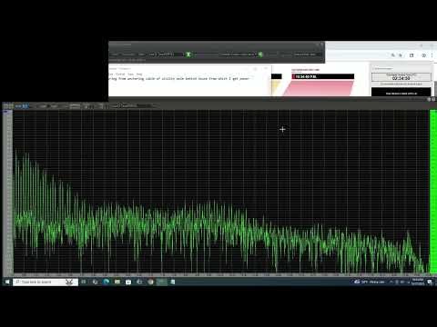 2025-10-27 Measuring From Utility Pole Anchoring Cable Shows 60 Hz Drops and Increases Twice
