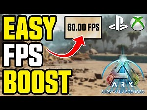 Ark Survival Ascended Console // How to get MAX FPS (Xbox Series X/S & PS5)