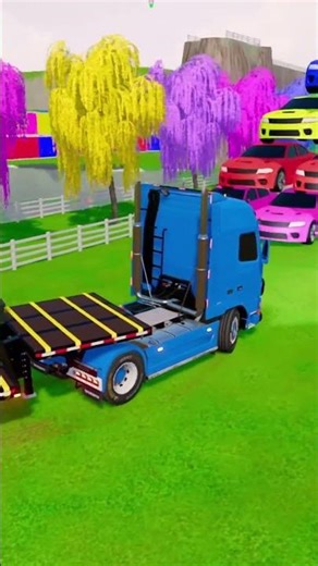 🤩Transporting Mixer Truck Crossing Cars🚗 Arrangement #fs22 #farmingsimulator22 #farmingsimulator