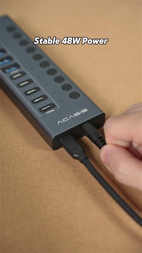 Your Laptop Needs More Ports 🔥 | Acasis 10-Port USB Hub #acasis