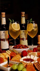 Basil Hayden Spritz & Cheese Board | Bourbon Cocktail Pairing