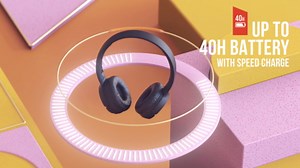 JBL Tune 510BT - Wireless on-ear headphones - Pure Bass. Zero Cables. - Blue