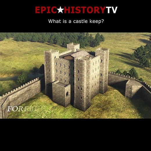 What is a castle keep?