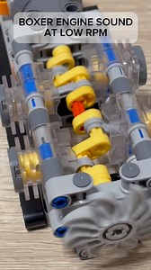 6K views · 735 reactions | Boxer Engine Sound at Low & High RPM #engine #lego #enginediy #enginediyshop #diy #legotechnic #technic #legomoc #legotechnicmoc #satisfying #satisfy #carengine #mechanical #mechanism #mechanicalengineering #carmechanic | Bricks Master Builders | Facebook