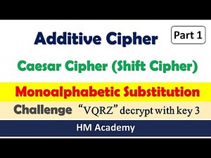 Additive Cipher | Part 1 | Information Security| Traditional Symmetric Cipher