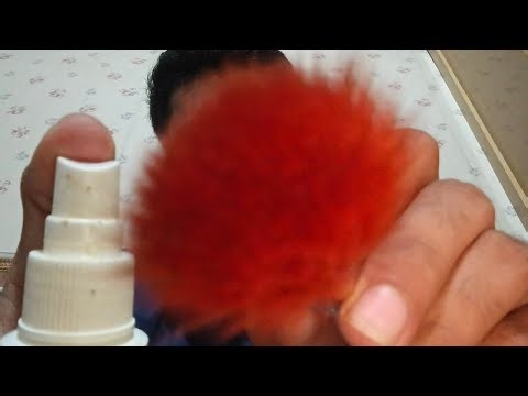 Brushing and tapping camera lens relaxing sound asmr