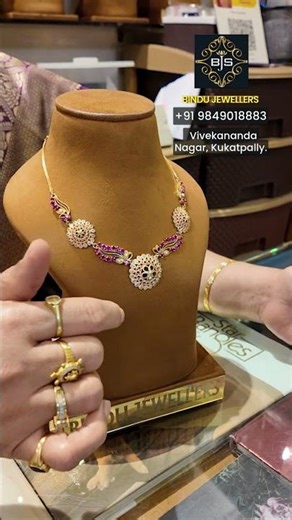 Old Ruby Necklace Redesigned with Elegant Bottumalalu Design