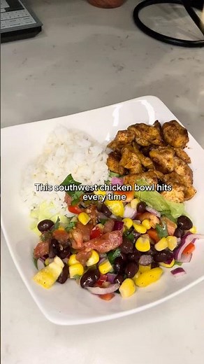 Easy Southwest Chicken Bowl Recipe 🌮 High Protein & Better Than Takeout