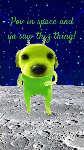 Alien dawg #aliendog #dance #space probably old