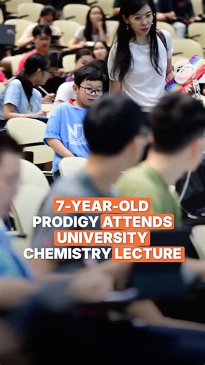 AsiaOne | Meet Theodore Kwan!👋 He may be just 7, but he’s already attending freshmen chemistry lectures at the university thrice weekly since August.... | Instagram