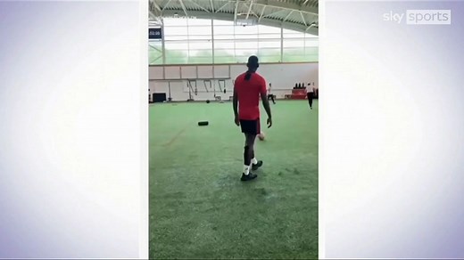 11K views · 276 reactions | Paul Pogba shared a video on social media of him scoring in a basketball hoop with a football and his dance workout as he continues his recovery from a calf injury  Tag a mate you challenge to do this  | Sky Sports Football | Facebook
