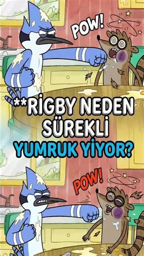 Rigby Neden Sürekli Mordecai'dan Yumruk Yiyor Reguler Show Gizemleri