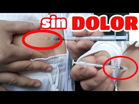 🌟CÓMO poner una INYECCIÓN SUBCUTÁNEA en el abdomen TU MISMO 🌟 sin DOLOR