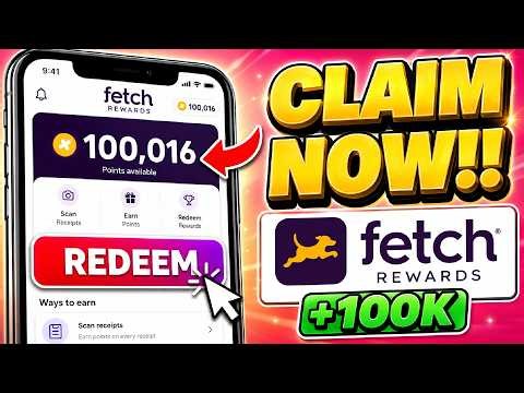 How to Get 100,000 Fetch Rewards Points for Free! (FAST METHOD 2026)