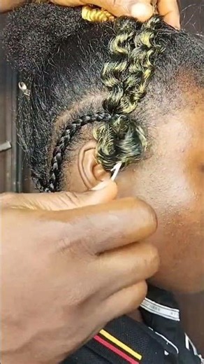 how to do a crochet braid #tuto #braids #hairstyle #braiding