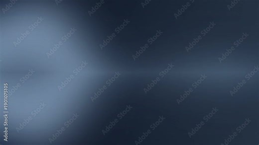 Abstract Blue Light Gradient Moving Across Dark Background with Smooth Motion