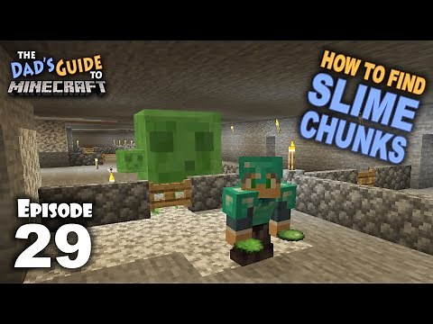 How To Find Slime Chunks (without Cheats, Hacks, or Debug Screen) - Let's Play Episode 29