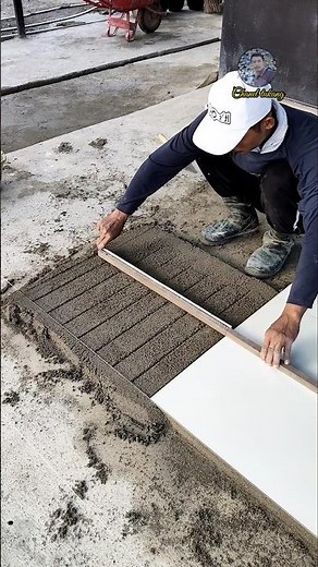 Install 60x60 ceramic tiles on the terrace floor of @chaneltukang's house