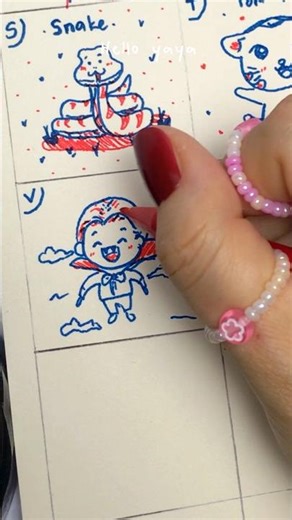 Drawing cute vampire #vampire #dracula #tutorial #drawing #doodle #easydraw