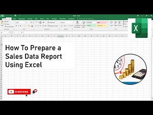 How To Make Sales Report in Excel
