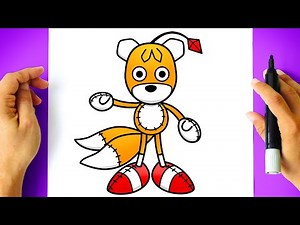 Como DESENHAR o TAILS DOLL - Como DIBUJAR a TAILS DOLL - Sonic the Hedgehog
