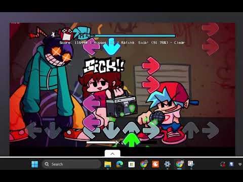 Beating Ballistic Remix On Hard Mode In Class