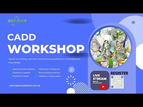 🔴 LIVE Workshop: Computer-aided Drug Design (CADD)