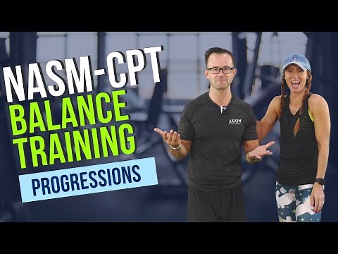 NASM Balance Training Progressions || NASM-CPT Exam Study Prep