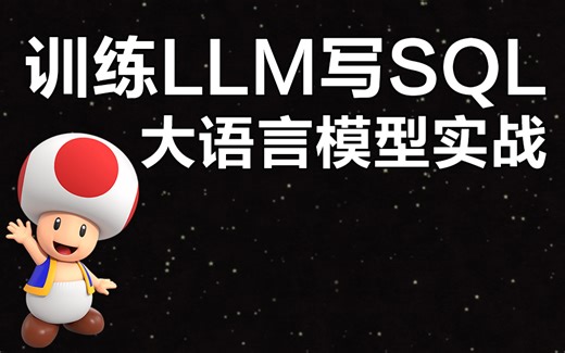 训练LLM写SQL