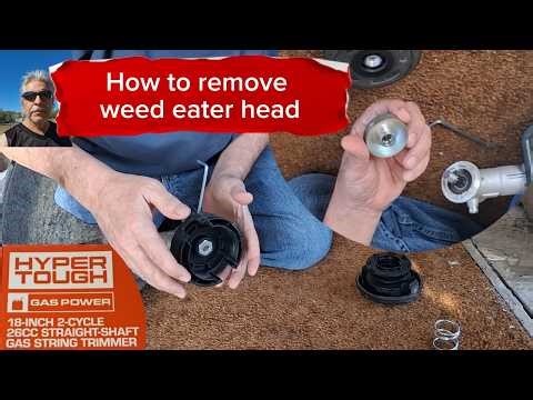 How to Remove Hyper Tough Trimmer Head Full Disassembly