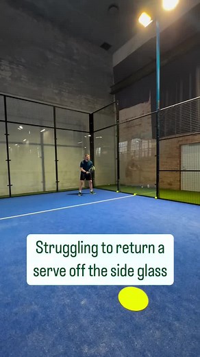Mastering Side Glass Serve Returns in Padel
