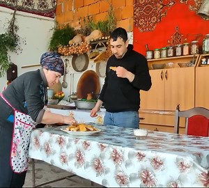 Join us as we celebrate the spirit of Novruz in our village! Watch Grandma Naila prepare delicious homemade baklava, a festive treat for this special holiday. 🏡✨ #Novruz #TraditionalBaklava #GrandmaCooking #VillageCelebrations | Special Cooking