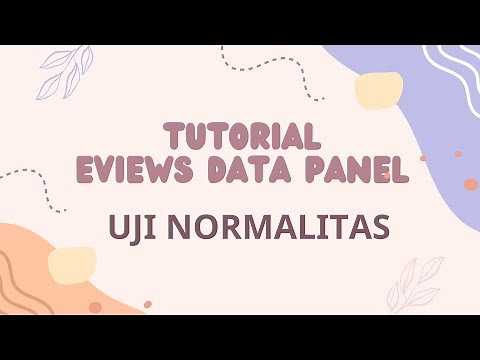 How to Test Normality and Normalize Data with Eviews 12