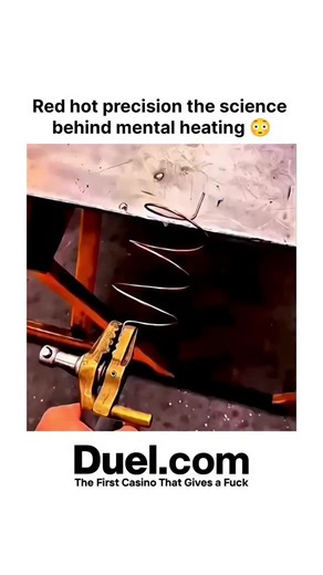 thememevenger | Turning up the heat! 🔥 Watch as electrical resistance transforms this metal spring into a glowing filament. Here’s the science behind the... | Instagram